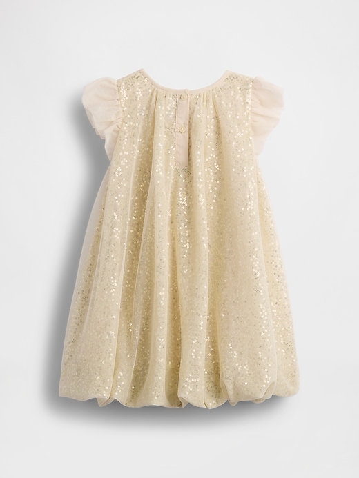 Image number 3 showing, Baby & Toddler Sequin Tulle Bubble Dress
