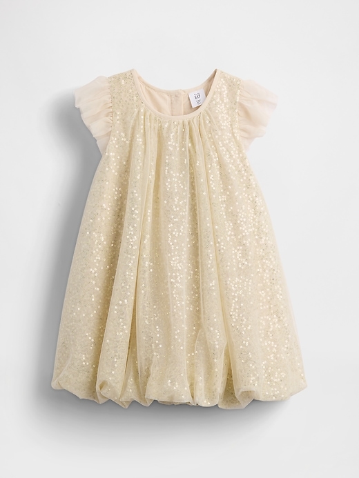 Image number 2 showing, Baby & Toddler Sequin Tulle Bubble Dress