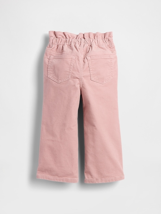 Image number 3 showing, Baby & Toddler Velvet Bow Stride Jeans