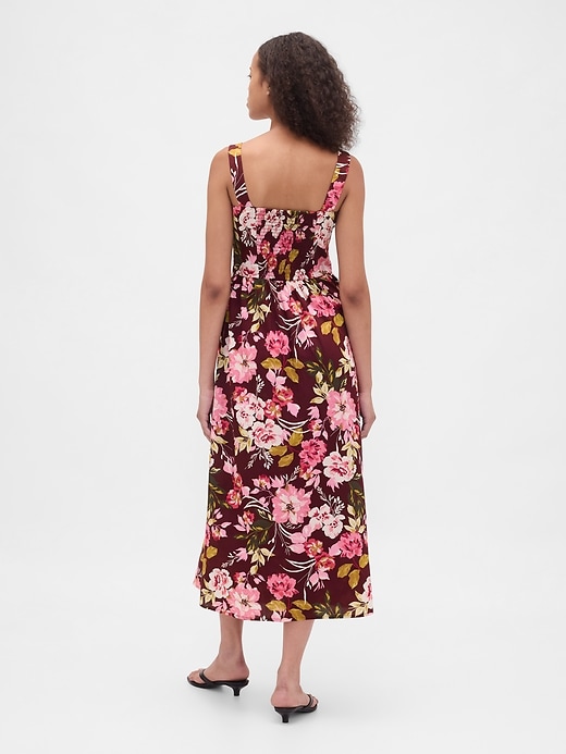 Image number 2 showing, Seamed Drop-Waist Maxi Dress