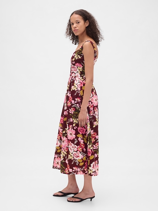 Image number 3 showing, Seamed Drop-Waist Maxi Dress