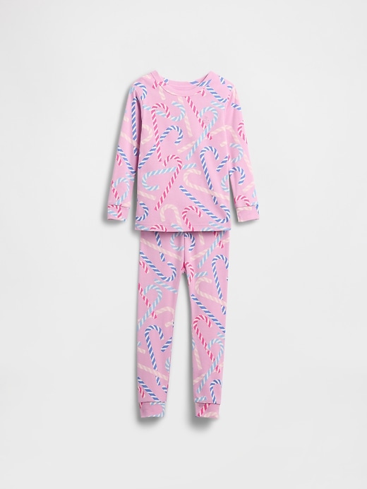 Image number 1 showing, Baby & Toddler Organic Brushed Cotton Holiday PJ Set