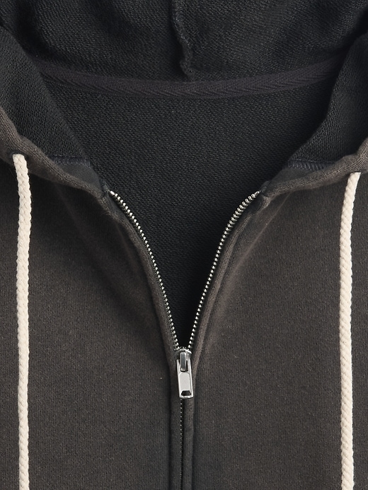 Image number 4 showing, Heavyweight French Terry Oversized Zip Hoodie