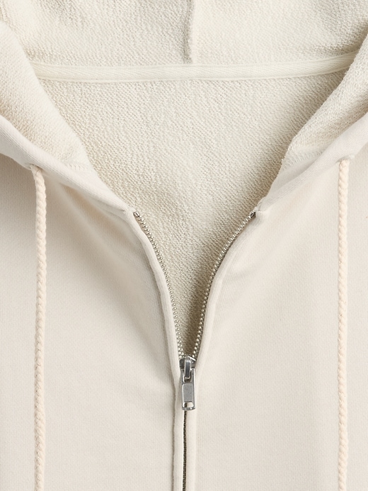 Image number 4 showing, Heavyweight French Terry Oversized Zip Hoodie