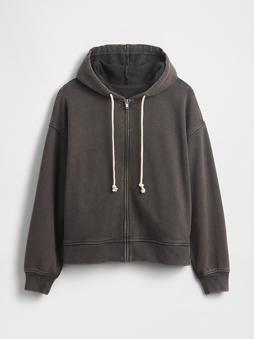 Image number 6 showing, Heavyweight French Terry Oversized Zip Hoodie