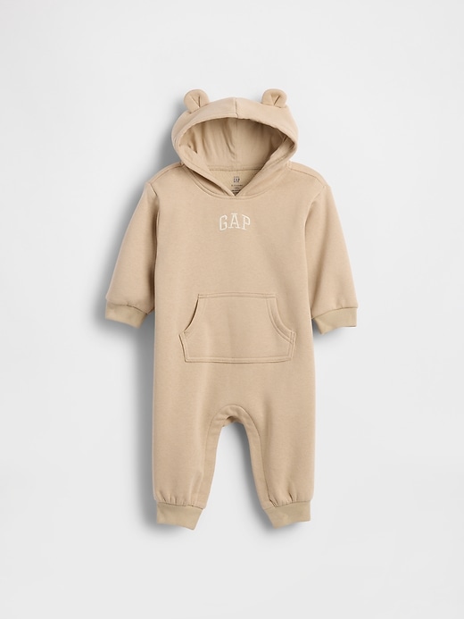 Image number 1 showing, Baby VintageSoft Logo Hoodie One-Piece