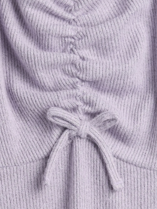 Image number 4 showing, Kids Ruched Bow Dress