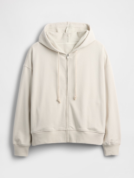 Image number 6 showing, Heavyweight French Terry Oversized Zip Hoodie