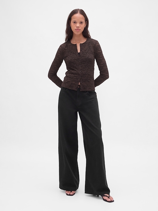 Image number 2 showing, Lace Cardigan