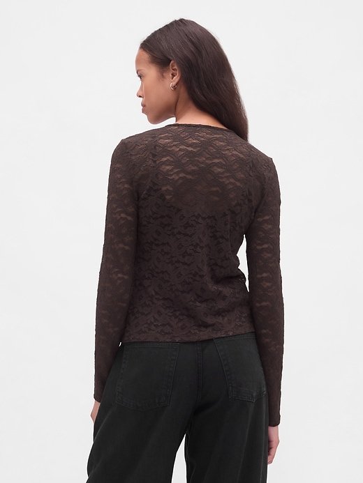 Image number 3 showing, Lace Cardigan