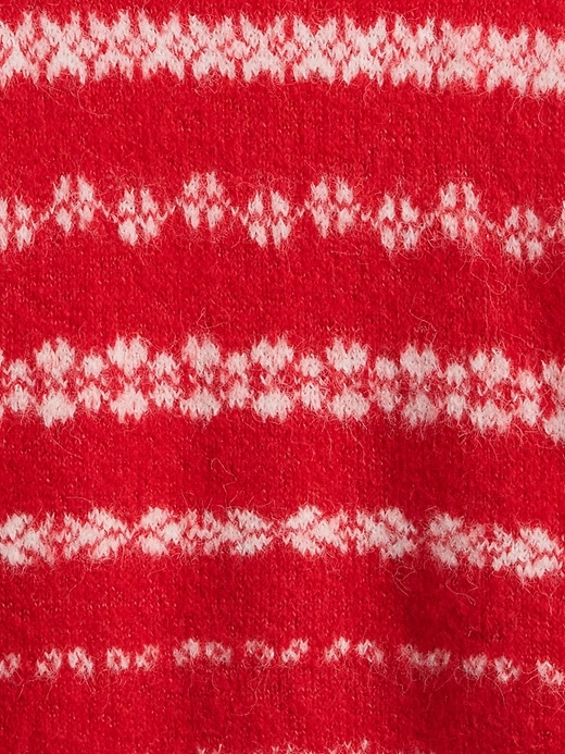 Image number 4 showing, Fuzzy Oversized Crewneck Sweater