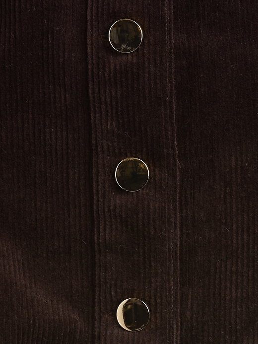 Image number 4 showing, Corduroy Strapless Crop Vest