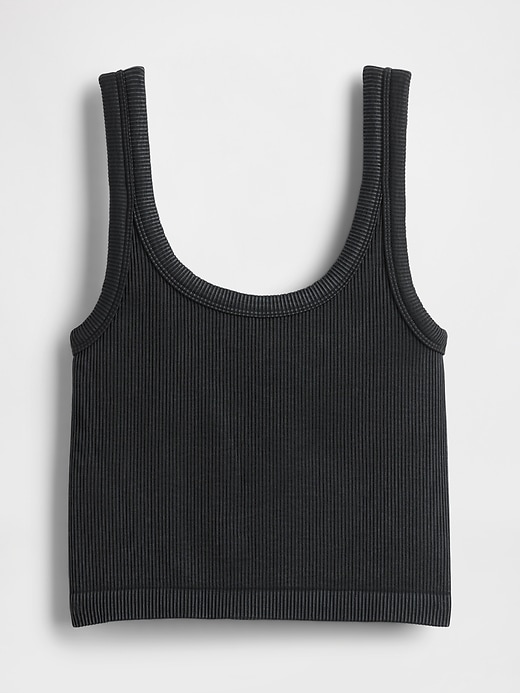 Image number 4 showing, GapFit Seamless Rib Crop Tank Top