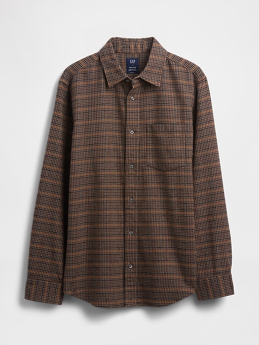 Image number 5 showing, Organic Cotton Relaxed Flannel Shirt