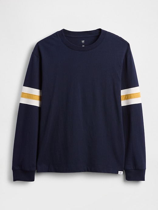 Image number 1 showing, Kids Relaxed Varsity Stripe T-Shirt