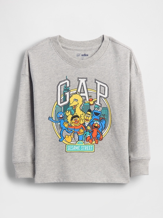 Image number 1 showing, Baby & Toddler Sesame Street Graphic Logo T-Shirt