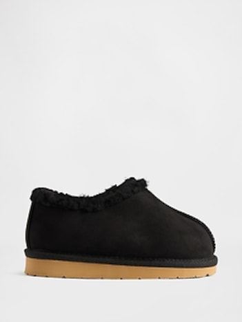 Toddler Vegan Suede Sherpa-Lined Shoes
