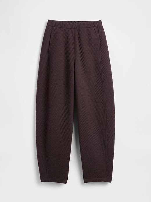 Image number 6 showing, GapFit Quilted Jacquard Barrel Pants