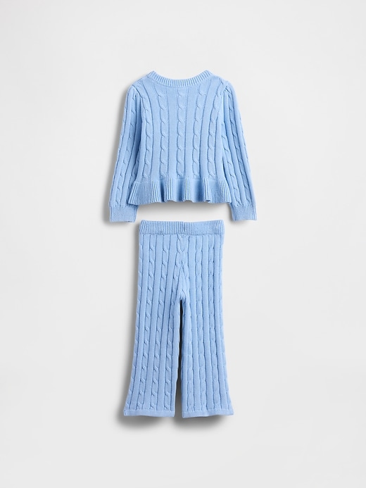 Image number 3 showing, Baby & Toddler Cable-Knit Sweater Set