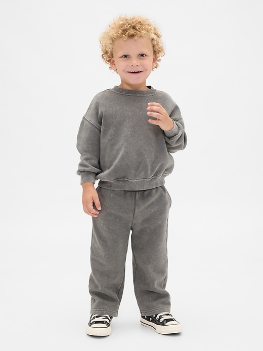 Image number 1 showing, Baby & Toddler VintageSoft Washed Sweat Set