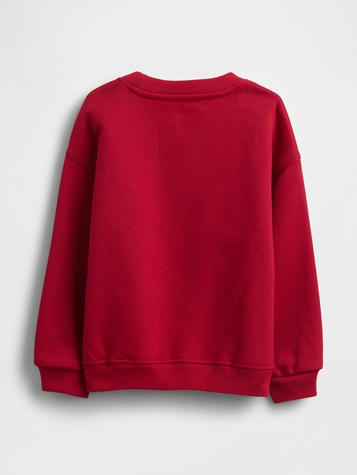 Image number 2 showing, Baby & Toddler VintageSoft Bear Logo Sweatshirt