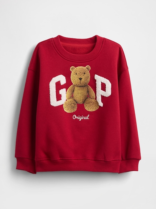 Image number 1 showing, Baby & Toddler VintageSoft Bear Logo Sweatshirt