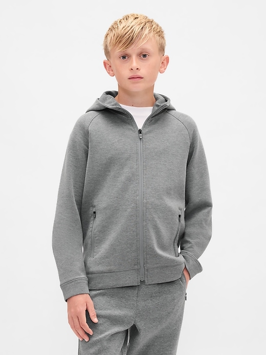 Image number 1 showing, Kids GapFit Tech Quick-Dry Zip Hoodie