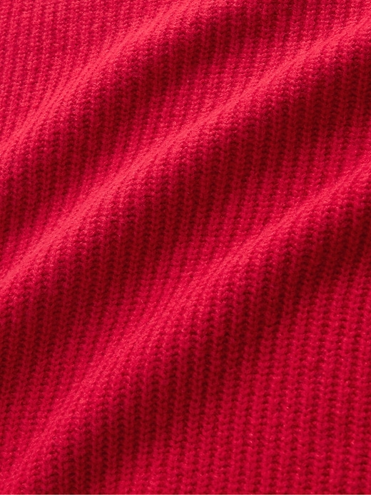 Image number 4 showing, CashSoft Shaker-Stitch Turtleneck Sweater