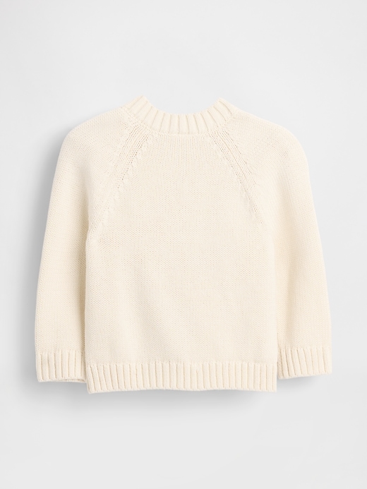 Image number 2 showing, Baby Bow Pocket Cardigan Sweater