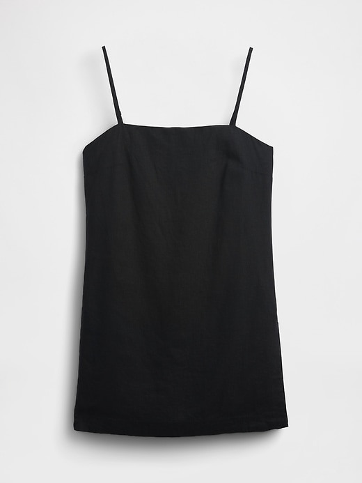 Image number 5 showing, Linen-Blend Mini Skort Dress