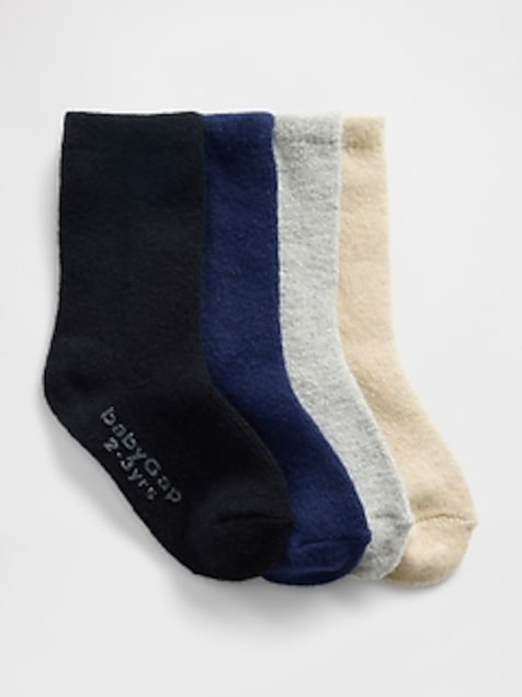 Baby & Toddler CashSoft Crew Socks (4-Pack)