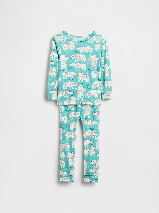 Image number 1 showing, Baby & Toddler Organic Brushed Cotton PJ Set
