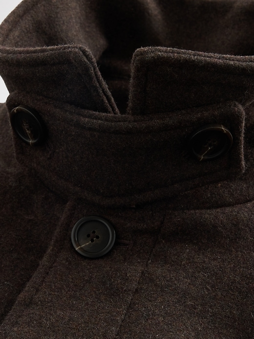 Image number 4 showing, Wool-Blend Car Coat
