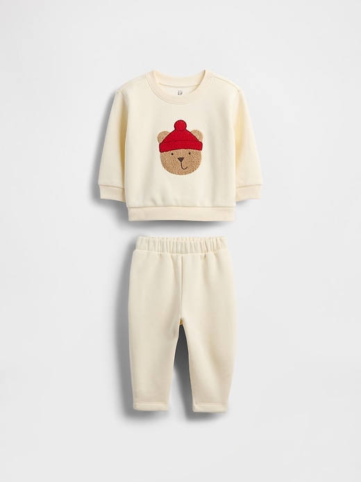 Image number 1 showing, Baby VintageSoft Brannan Bear Outfit Set