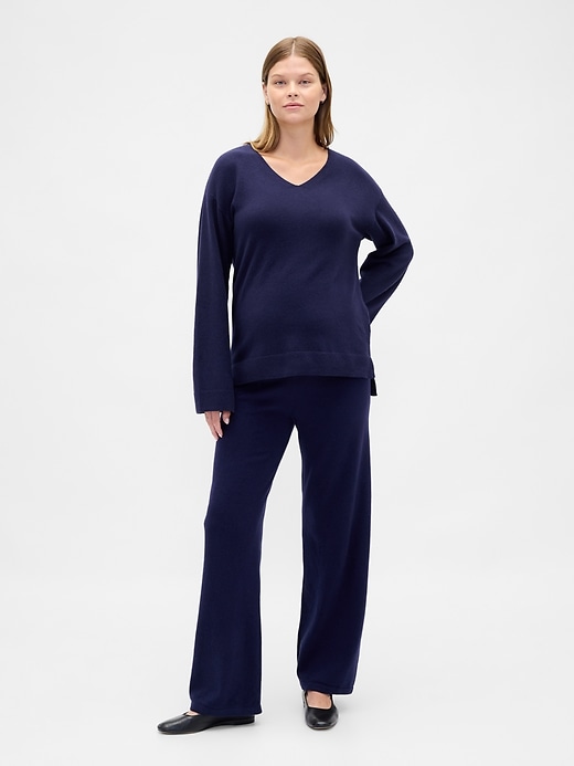 Image number 1 showing, Maternity CashSoft Sweater Pants