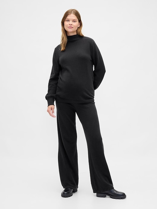 Image number 1 showing, Maternity CashSoft Sweater Pants