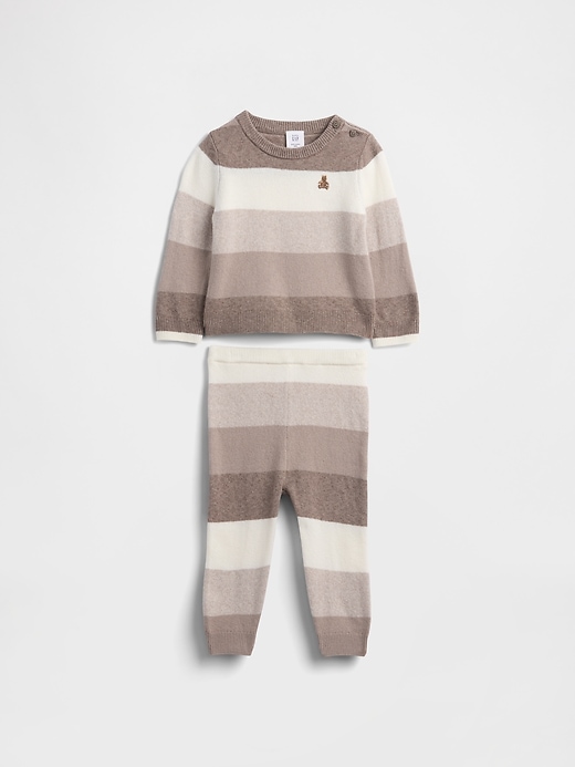 Image number 1 showing, Baby CashSoft Stripe Sweater Outfit Set