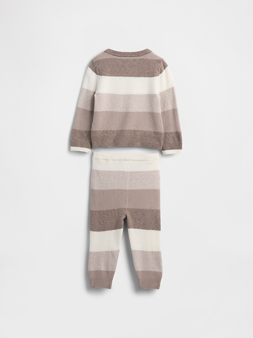 Image number 2 showing, Baby CashSoft Stripe Sweater Outfit Set