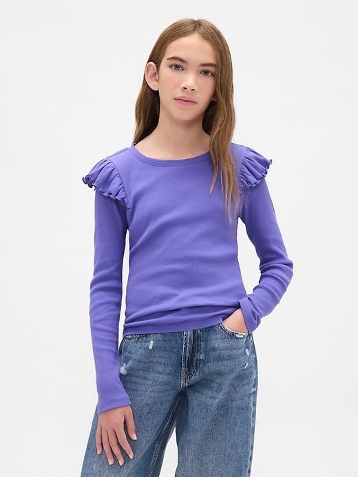 Image number 1 showing, Kids Rib Flutter T-Shirt
