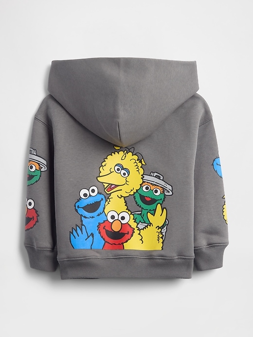 Image number 2 showing, Baby & Toddler VintageSoft Sesame Street Logo Hoodie