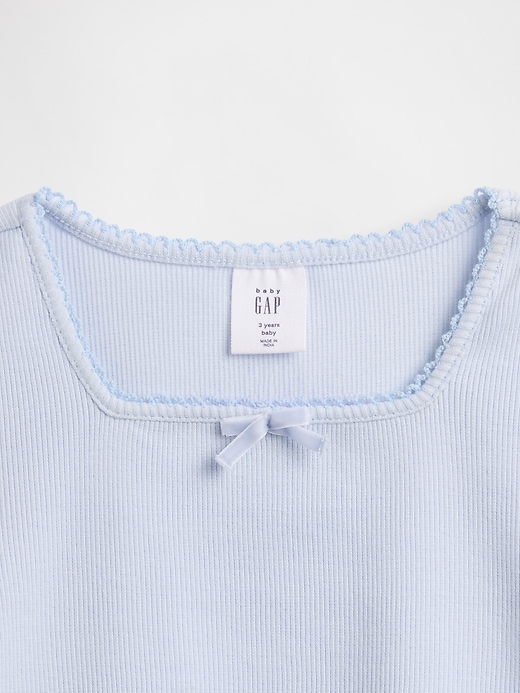 Image number 4 showing, Baby & Toddler Rib & Tulle Outfit Set