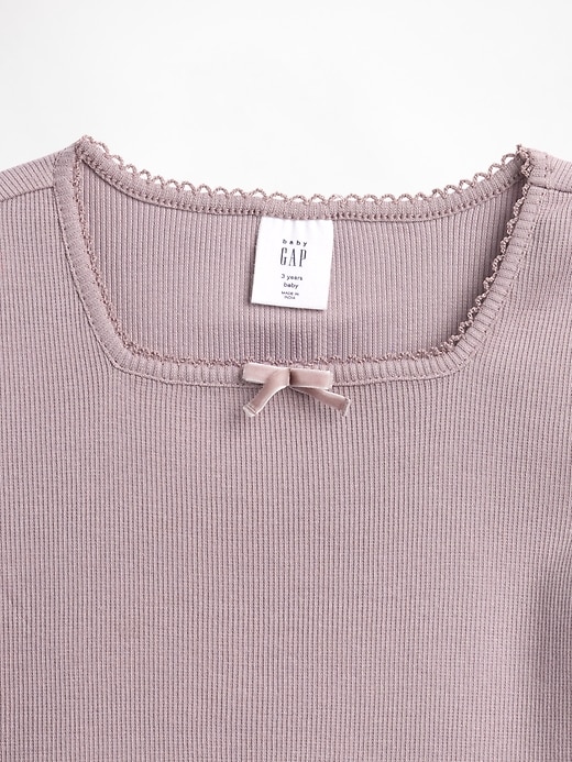 Image number 4 showing, Baby & Toddler Rib & Tulle Outfit Set