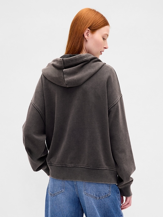 Image number 3 showing, Heavyweight French Terry Oversized Zip Hoodie