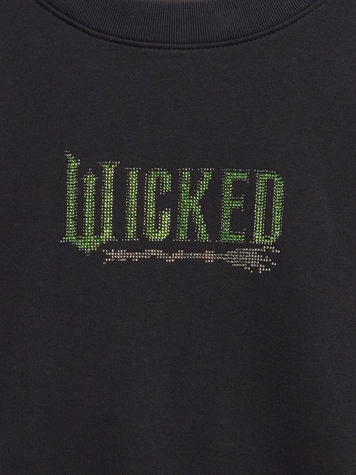 Image number 4 showing, VintageSoft Wicked Crop Wedge Sweatshirt