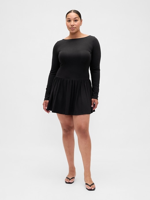Image number 5 showing, Drop-Waist Mini Dress