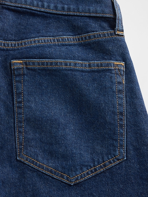 Image number 8 showing, High Rise Culotte Jeans
