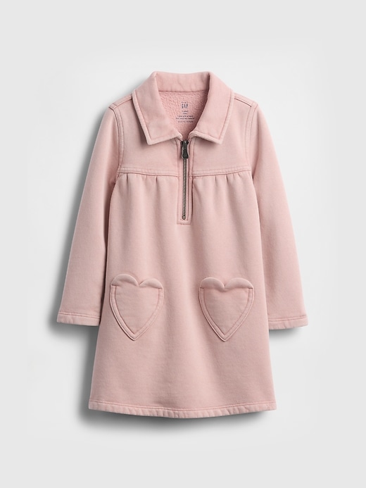 Image number 2 showing, Baby & Toddler VintageSoft Half-Zip Dress
