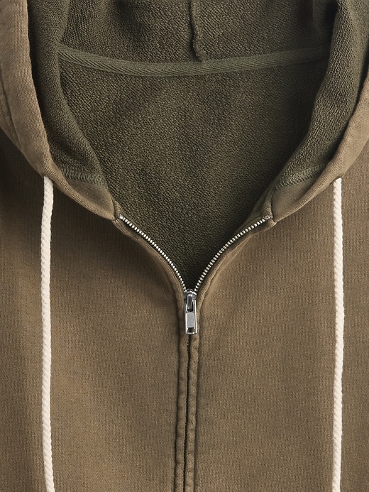Image number 4 showing, Heavyweight French Terry Oversized Zip Hoodie