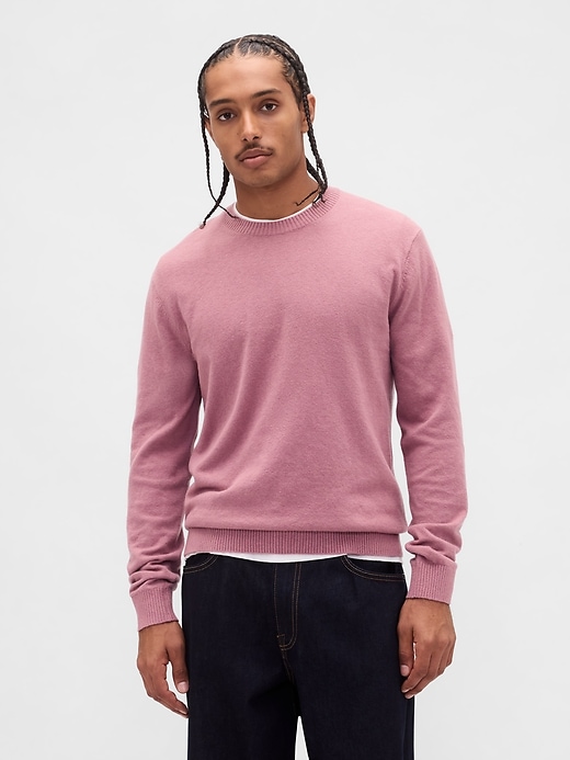 Image number 1 showing, CashSoft Crew Sweater