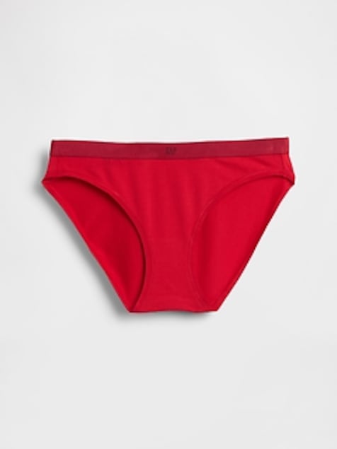 Organic Stretch Cotton Logo Bikini